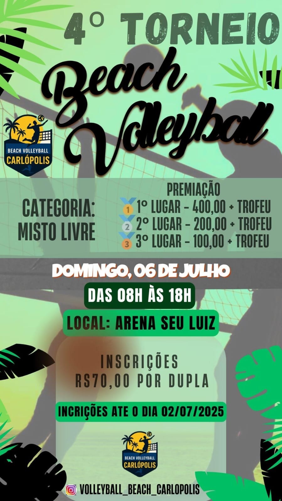 4º Torneio Beach VolleyBall